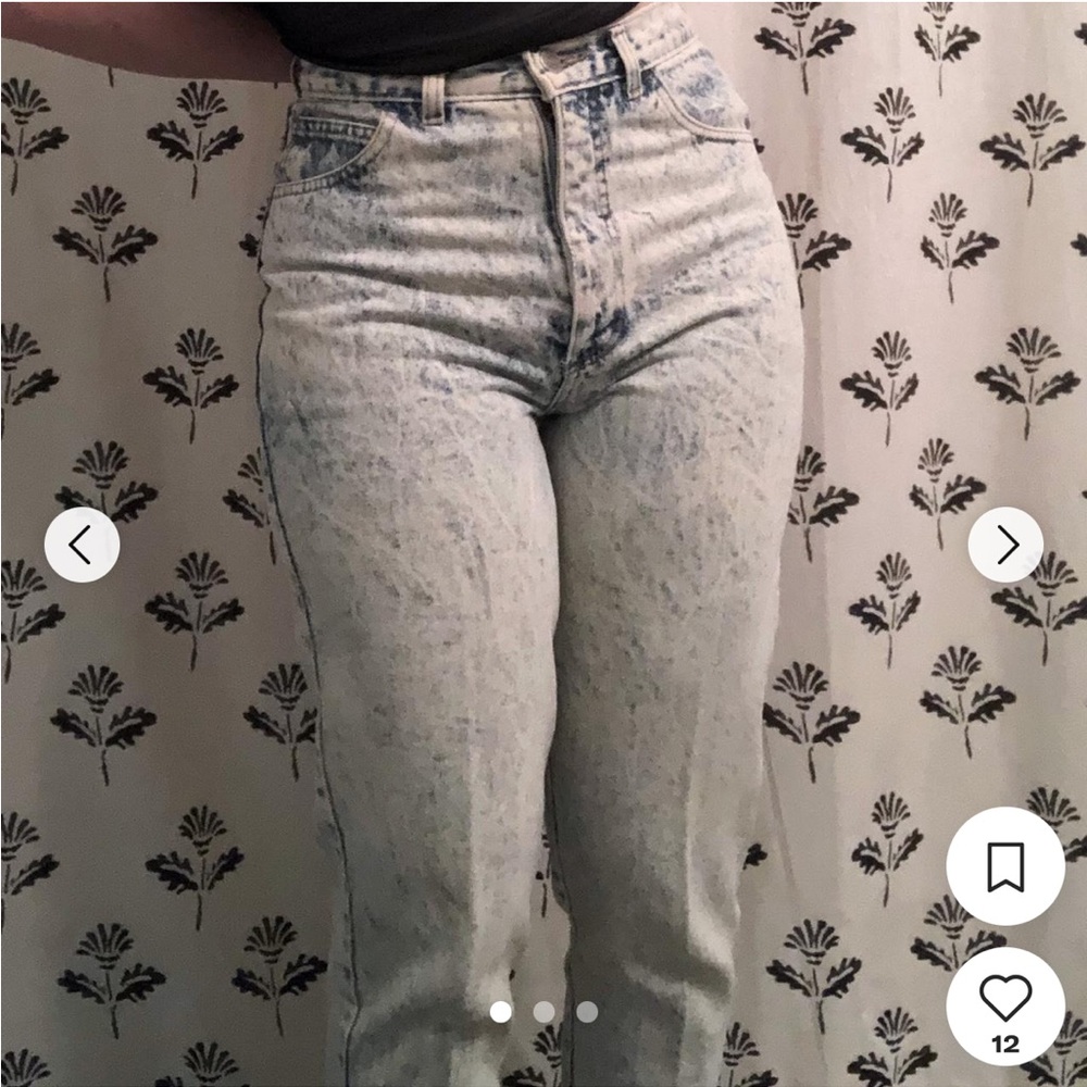 80’s/90’s Vintage Bonjour Acid Wash Denim Jeans